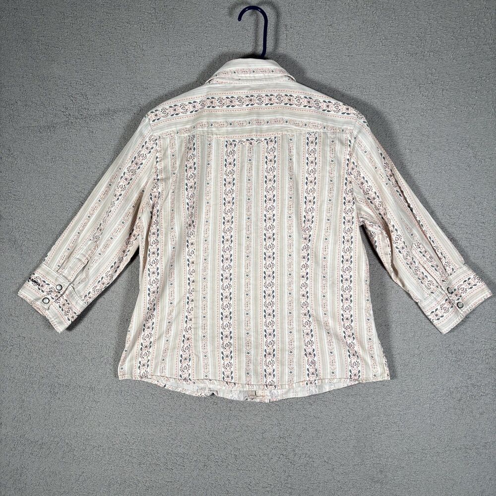Ellie Monster Recreated Vintage Shirt Women's Size M Paisley Voodoo Doll - Picture 9 of 12